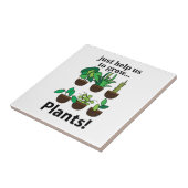 Pflanze helfen uns einfach, Pflanze zu wachsen Fliese (Seite)