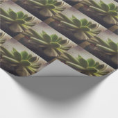 Pflanze Hen und Chicks Geschenkpapier (Ecke)