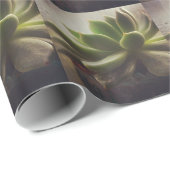 Pflanze Hen und Chicks Geschenkpapier (Rolleneckpunkt)