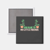 Pflanze Houseplant Gardene Magnet (Vorderseite/Rückseite)