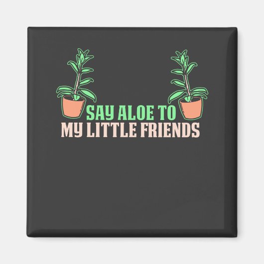 Pflanze Houseplant Gardene Magnet (Vorne)