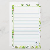 Pflanze Illustration Aquarellpflanze Briefpapier (Vorne/Hinten)