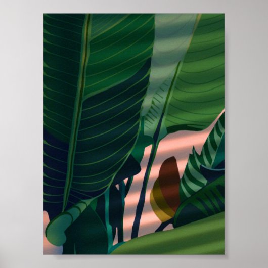 Pflanze Illustration Poster (Vorne)