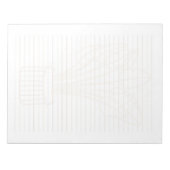 Pflanze im Haus, mit getöpfter Pflanze ausgekleide Notizblock (Vorderseite)