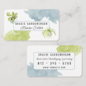 Pflanze im Internet Sitter Visitenkarte (Vorne/Hinten)