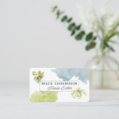 Pflanze im Internet Sitter Visitenkarte (Stehend Vorderseite)