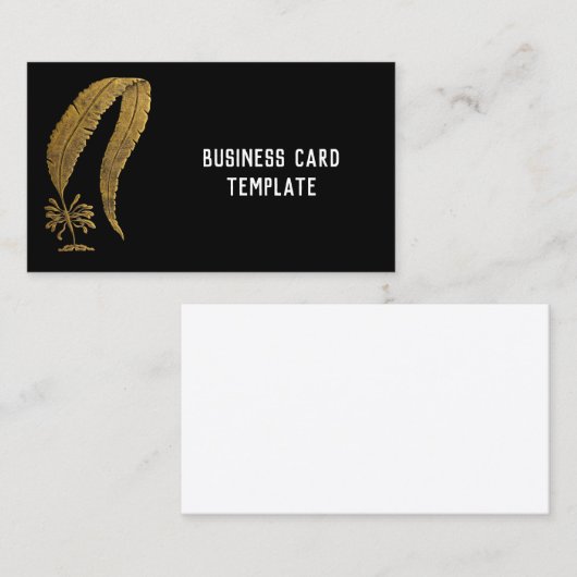 Pflanze im Meer - Beach Ocean Visitenkarte (Vorne/Hinten)