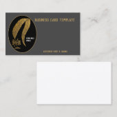 Pflanze im Meer - Goldmedaille Visitenkarte (Vorne/Hinten)