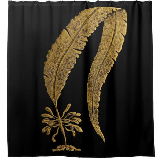 Pflanze im Meer - Strand des griechischen Seetang Duschvorhang (Vorderseite)