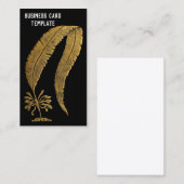 Pflanze im Meer - Strand des griechischen Seetang Visitenkarte (Vorne/Hinten)