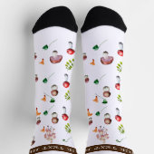 Pflanze im Pilz Goblincore-Kernnetz Socken (Oben)