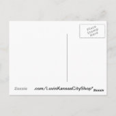 Pflanze in den Powell Gardens, Kansas City Postkarte (Rückseite)