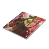 Pflanze in einem Donkey-Planter im Fenster Fliese (Seite)