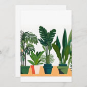 Pflanze in einem Regal Feiertagskarte (Vorne/Hinten)