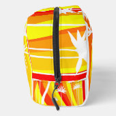 Pflanze in hellen Farben Waschbeutel (Rechts)