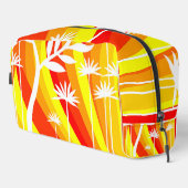 Pflanze in hellen Farben Waschbeutel (Rechte Ecke)