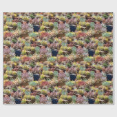 Pflanze in Töpfen Geschenkpapier (Flach)