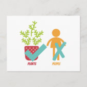 Pflanze Ja Nein Postkarte (Vorderseite)