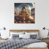 Pflanze Jewel Box Fantasy Art Leinwanddruck (Insitu (Schlafzimmer))
