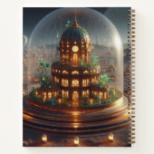 Pflanze Jewel Box Fantasy Art Notizblock (Rückseite)