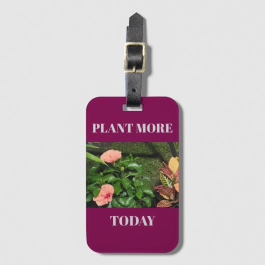 PFLANZE JOY GEPÄCKANHÄNGER (Vorderseite Vertikal)