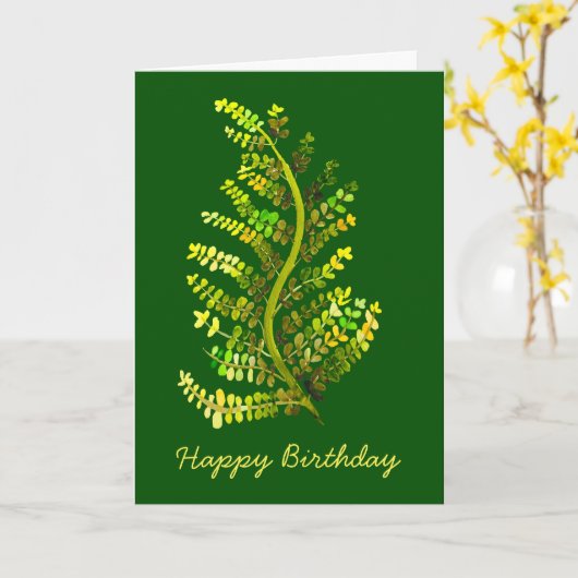 Pflanze Karte (Gelbe Blume)