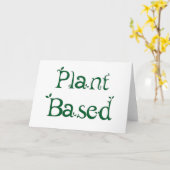 Pflanze Karte (Gelbe Blume)