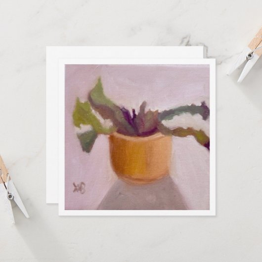 Pflanze Karte (Vorderseite/Rückseite Beispiel)