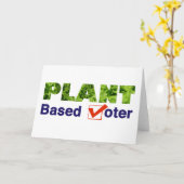 Pflanze Karte (Gelbe Blume)