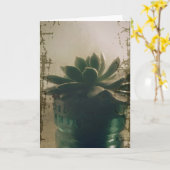 Pflanze Karte (Gelbe Blume)