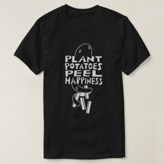 Pflanze Kartoffeln Peel Glück T-Shirt