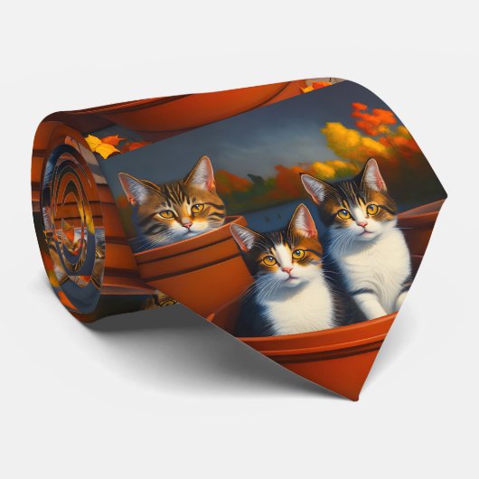 Pflanze Kätzchen, Neck Tie Krawatte (Gerollt)