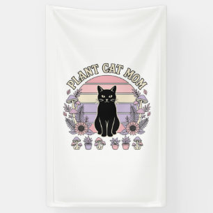 Pflanze Katze Mama Katze Pflanzen Cottagecore Vint Banner