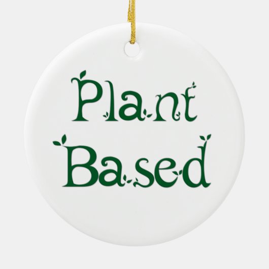 Pflanze Keramik Ornament (Hinten)