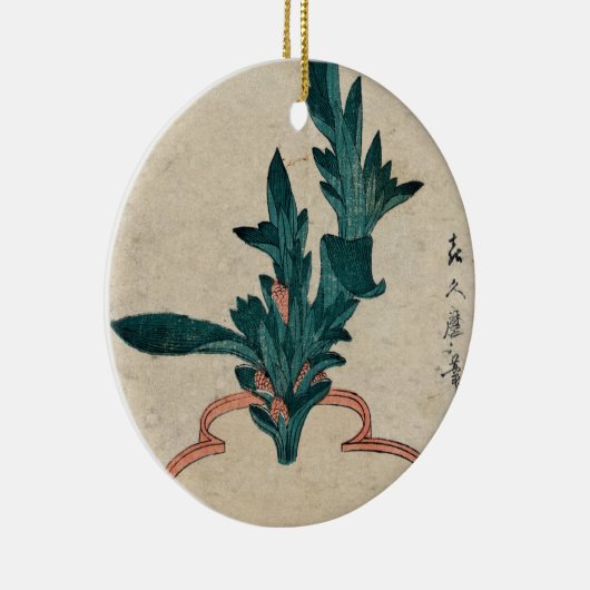 Pflanze Keramikornament (Rechts)