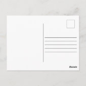 Pflanze Kinderdusche Blütenpflanzen Einladung Postkarte (Rückseite)