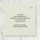 Pflanze Kinderzimmer Garening liefert Honey Bee Lo Geschenkanhänger (Rückseite)