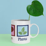 Pflanze Kinderzimmer Liebe Pflanze Kaffeetasse<br><div class="desc">Pflanze zur Liebe des Friedens. Ein niedliches Geschenk für einen Liebhaber von Pflanze und Botanik. Cooles Geschenk für einen Gartenbauer oder Botanisten.</div>