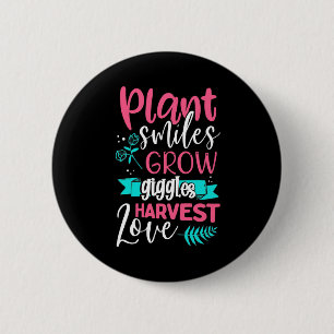 Pflanze Lächeln Grow Giggles Liebe Button