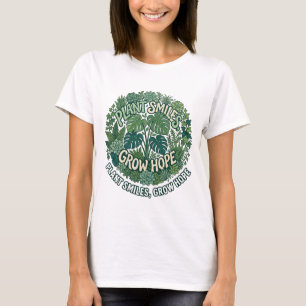 Pflanze Lächeln Wachsen Hoffnung Botanisch Monster T-Shirt