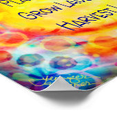 Pflanze lächelt fröhlich Inspiration Poster (Ecke)