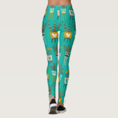 Pflanze Lady Art Leggings (Rückseite)