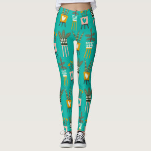 Pflanze Lady Art Leggings