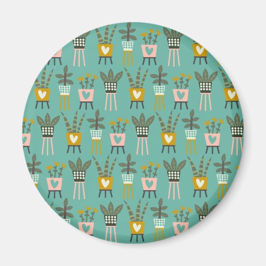 Pflanze Lady Art Magnet (Vorne)