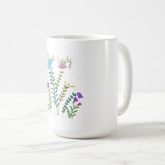 Pflanze Lady Botanical Kaffeetasse (VorderseiteRechts)