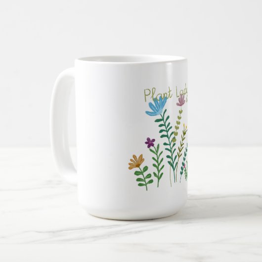 Pflanze Lady Botanical Kaffeetasse (Vorderseite Links)