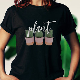 Pflanze Lady Cactus Mama Garening Lover T - Shirt