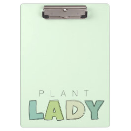 Pflanze Lady Clipboard Klemmbrett