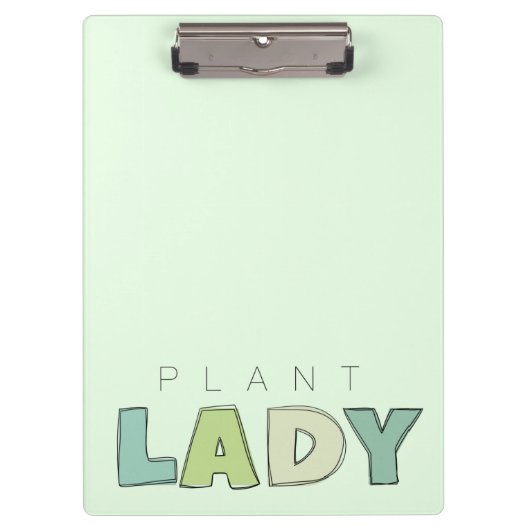 Pflanze Lady Clipboard Klemmbrett (Vorderseite)
