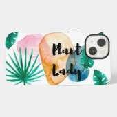 Pflanze Lady iPhone Hülle (Rückseite (Horizontal))